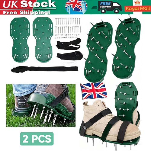 Lawn aerating spiked shoes - lawn,