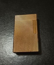 Vintage ST Dupont Ligne 1 Large Gold Plated Lighter.