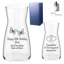 Personalised Glass Vase