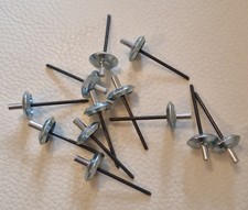 BONNET MOULDING TUCKER CLIPS MK4 ZEPHYR ZODIAC CONSUL FORD CHROME TRIM FITTINGS 