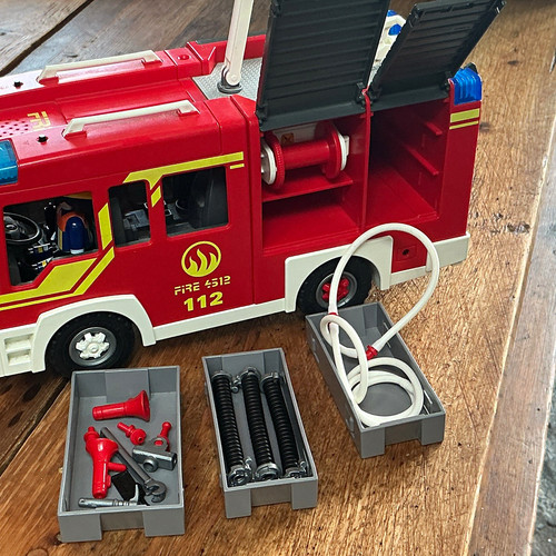 Playmobil fire engine truck - playmobil,