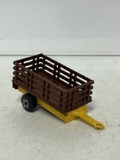 Matchbox Superfast Cattle Trailer Brown & Yellow 1979 Unboxed