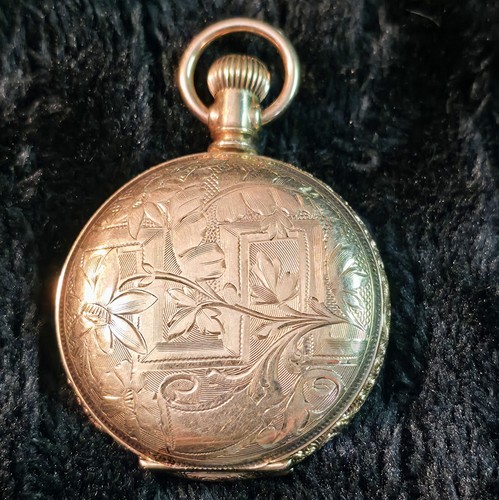 Antique waltham ladies pocket - antique,