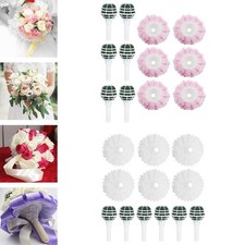 Bouquet Holder with Lace Bouquet Decoration Floral Handle Bouquet Holder ,Bridal