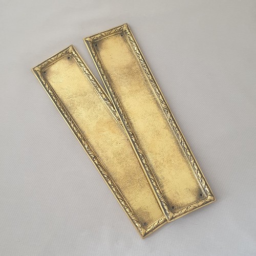 Pair cast brass edwardian - pair,