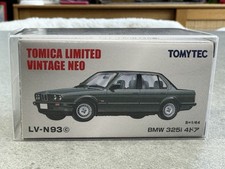 Rare Tomica Limited Vintage Neo LV-N93c BMW 325i (E30) 1/64 Diecast Grey NIB