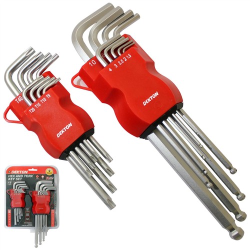 17pc allen key and star - 17pc,
