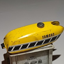ORIGINAL YAMAHA  FS1E DX 1970'S FUEL PETROL GAS TANK IN SPEED YELLOW