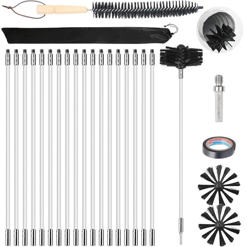 Chimney cleaning brush - cleaning,