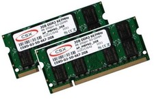2x 2GB 4GB Memory Ram Lenovo ThinkPad T60 T60p T61 X300 DDR2 667Mhz