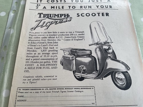 Triumph tigress bsa sunbeam - tigress,