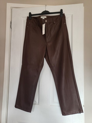 Women sz 16 brown faux - sz,