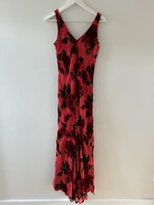 Beautiful Vintage Monsoon Dress Size Uk10, Eur38, Gorgeous Fit. Floral, Lined