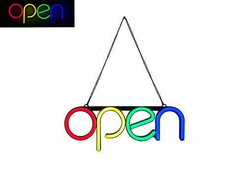 Multicolour open neon - multicolour, "