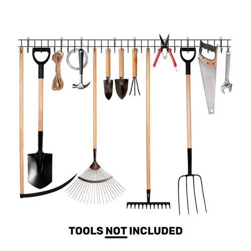 Garden tool wall rack - garden,