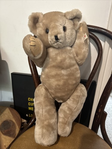 Vintage jointed teddy bear - teddy,