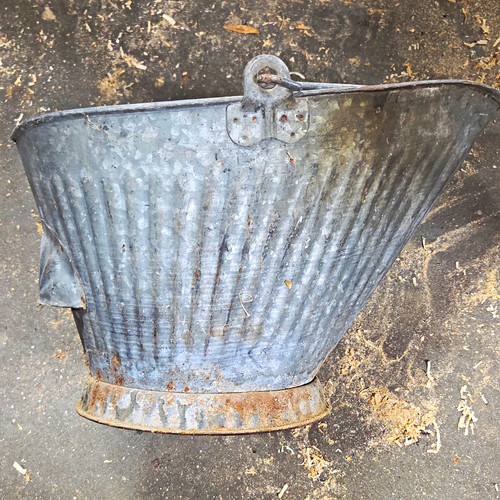 Vintage silver galvanized - vintage,