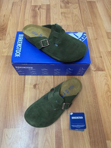 Birkenstock boston clogs - clogs, army