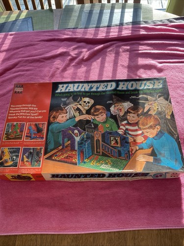 Vintage haunted house board - vintage,