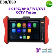 8 Inch IPC Tester Monitor 4K H.265 IP 8MP AHD/TVI/CVI POE CCTV Camera Tester