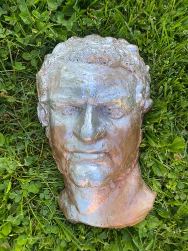 Hand sculpted plaster - , bust