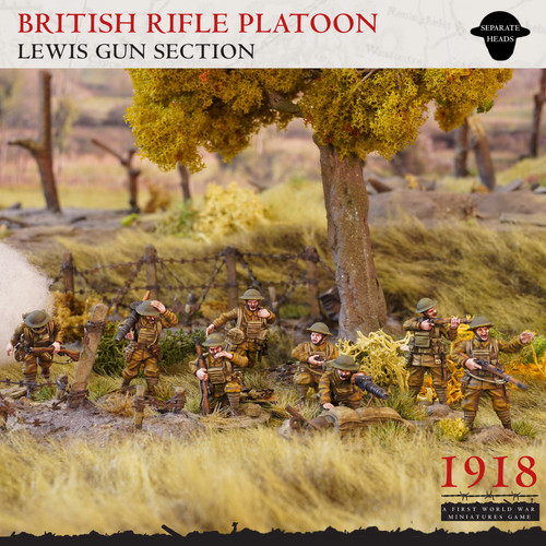 28mm ww1 british lewis - british, gun