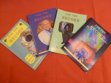 FOUR BACKDATES  OF THE GRAMOPHONE & PHONOGRAPH SOCIETY JOURNAL 'FOR THE RECORD'