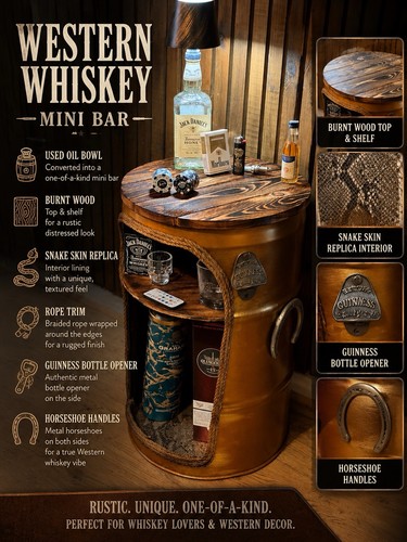 Rustic whiskey barrel - rustic,
