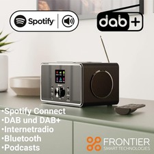 DAB+ Internet Radio, BT, FM, Spotify, Colour Dispaly, Black, Majority Bard, TESTED