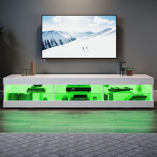 White led high gloss 180cm - white,