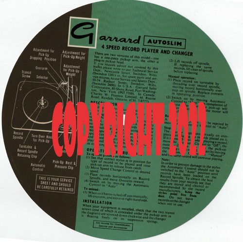 Garrard autoslim speed - garrard, 4