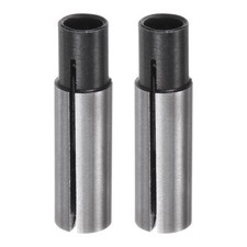 2pcs Collet Chuck Driver Adapter 1/4" to 1/8" CNC Engraving Bit Converter