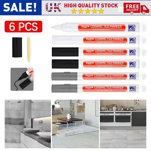 6pcs tile grout pen kitchen - tile,
