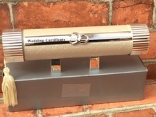 Juliana Wedding Certificate Holder on Stand