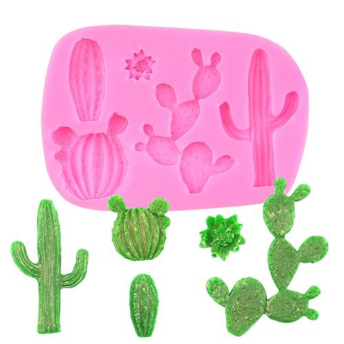 Cactus plants flowers silicone - cactus,