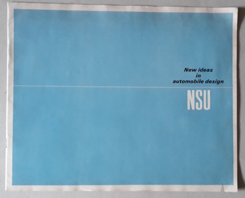 Nsu range brochure - nsu, c.1968