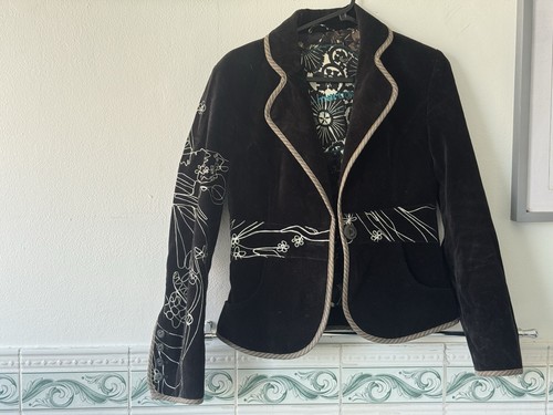 Martins velvet blazer with - blazer,