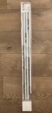 Ikea VIDGA Panel Curtain Holder w connector TOP & BOTTOM White 23.5" 802.991.57