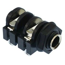6.35mm 2 Pole Mono Jack Socket