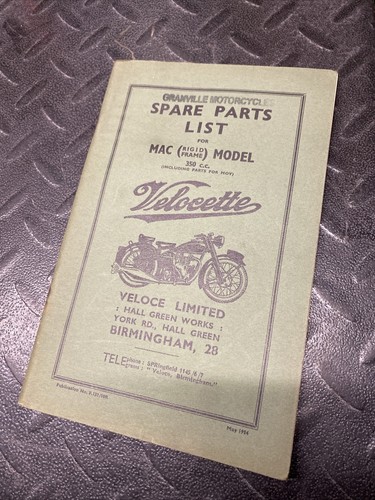 Velocette mac 350 rigid frame - mac,