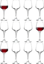 12 x Red Wine Glasses Large