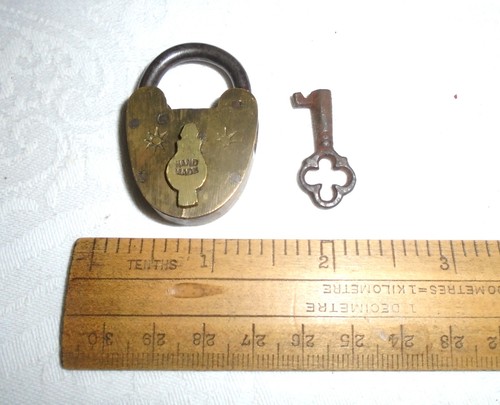 Small vintage brass steel - brass,