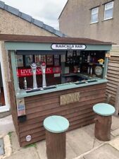 Garden Bar Tiki bar Man cave Top counter  woode Bare