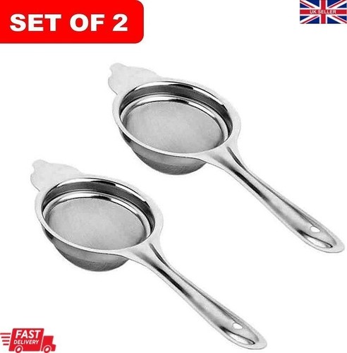 Tea strainer stainless - 2x,