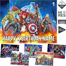 Marvel Avengers Cake Topper