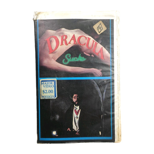 Vintage dracula sucks vhs 1978 - sucks,