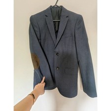 H&M wool and linen mix suit