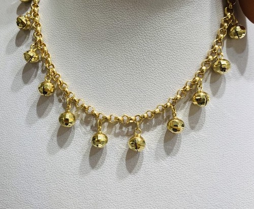 17k solid yellow gold dangle - solid,