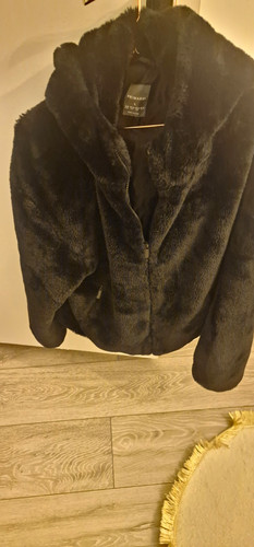 Primark black faux fur - faux,
