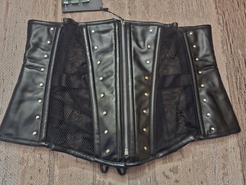 Corset story faux leather - corset,